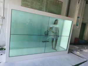 Quality 700nits 1920x1080 86" Transparent Lcd Showcase For Real Products wholesale
