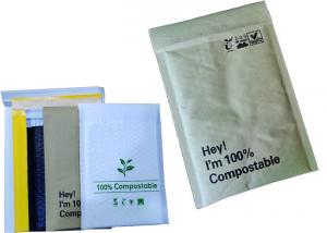 Buy cheap EcoMailer OEM Plastic Free Packaging 100% Biodegradable Kraft Bubble Mailers from wholesalers