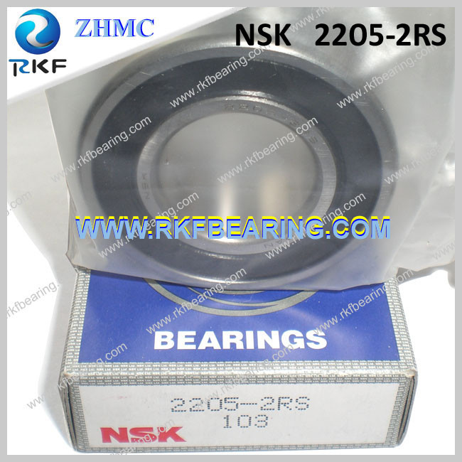 Quality NSK 2205-2RS 25X52X18 Mm Single Row Steel Cage Self-Aligning Ball Bearing wholesale