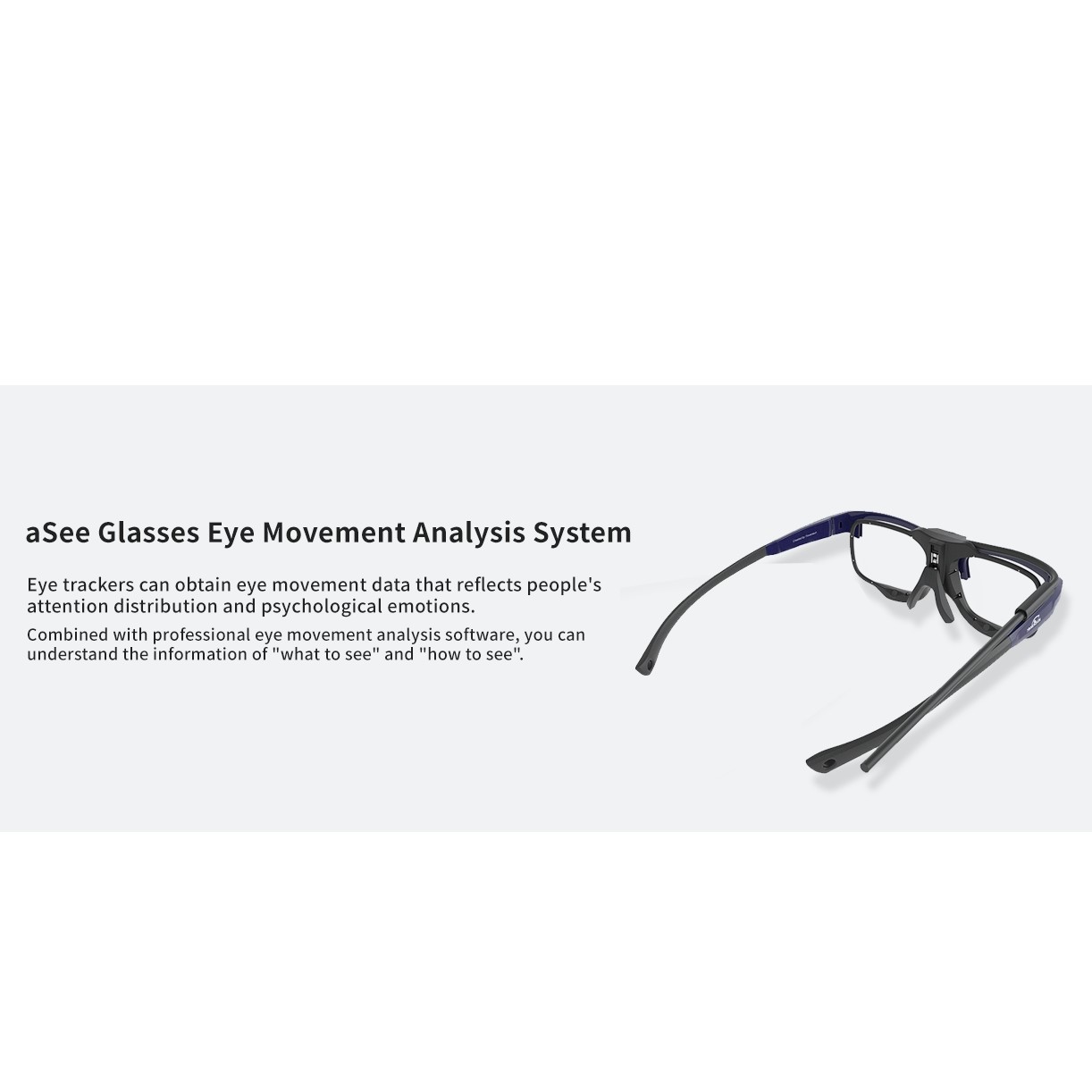 Buy cheap 7invensun Eye Movement Tracking Glasses Detachable Myopia Lens HTT approval from wholesalers