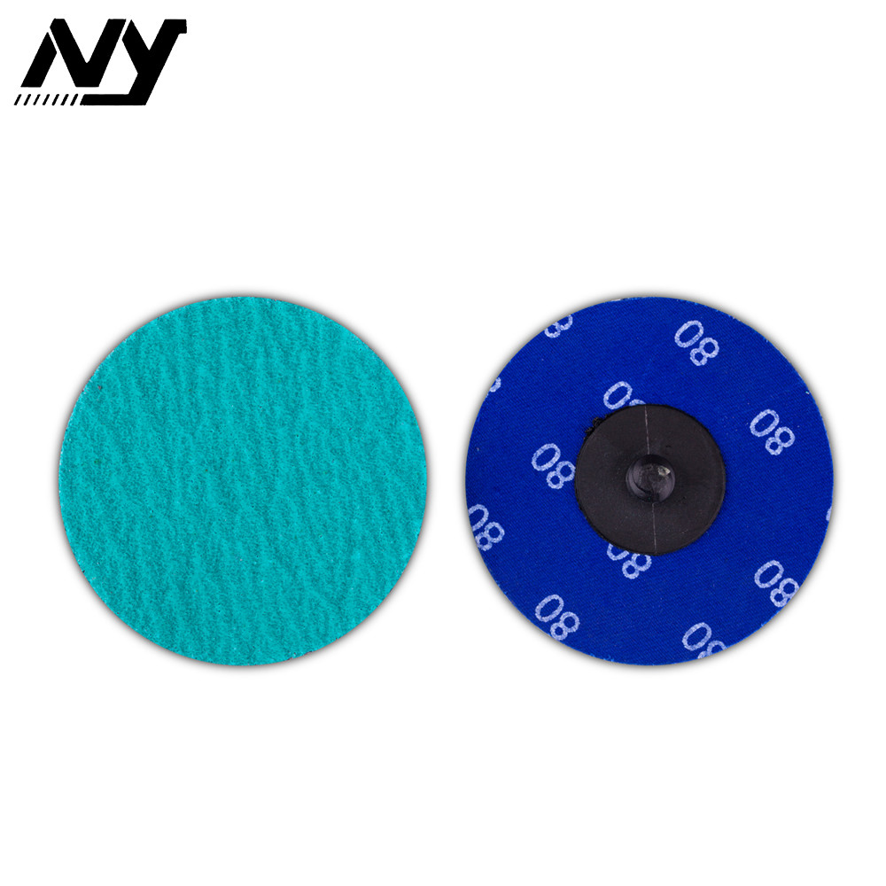 Quality Zirconia Oxide Twist Lock Abrasive Discs 36 Grit 60 Grit  Moderate Stock Removal wholesale