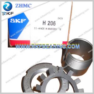 Quality SKF H206 25x45x27mm Adaptor Sleeve with Lock Nut KM6 and Locking Device MB6 for 25mm Shaft wholesale