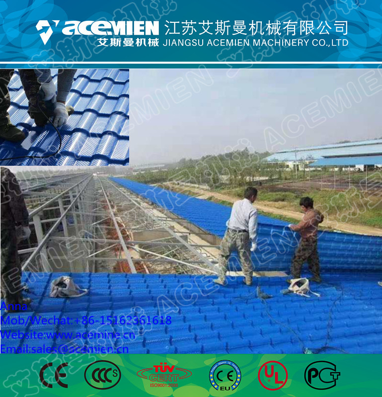 Quality plastic pvc wave roofing tiles/plate/sheet production line wholesale