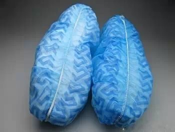 Quality SPP Disposable Shoe Covers In Blue , Waterproof Disposable Boot Covers wholesale
