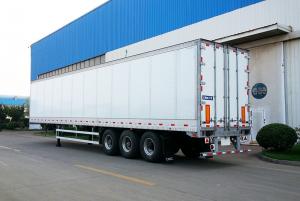 Truck Refrigerated Tractor Trailer Reefer Custom Cargo Trailers High Wall Thickness