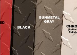 Quality Light Gauge Aluminum Diamond Plate For Boat Floor Enclosed Trailers Black 24 X 48 2 X 8 wholesale
