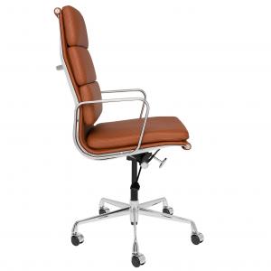 Quality High Back Soft Pad Office Manager Chair Modern Leather Senior Chair wholesale