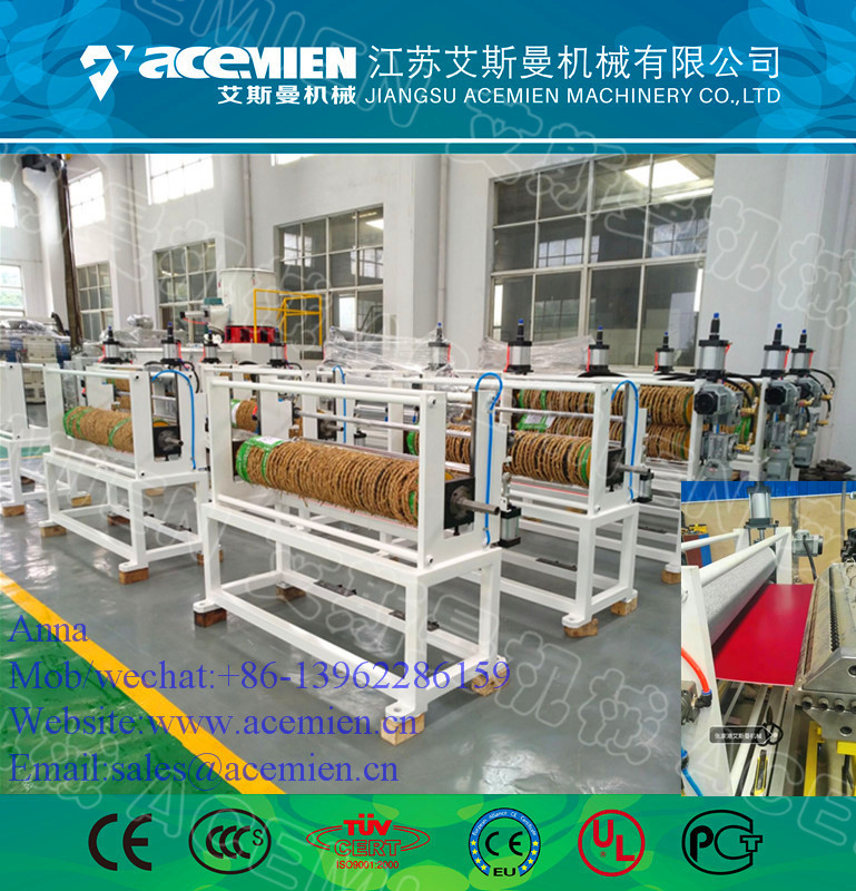 Quality plastic glazed roof tile making machine PVC glazed roof plate extrusion line wholesale