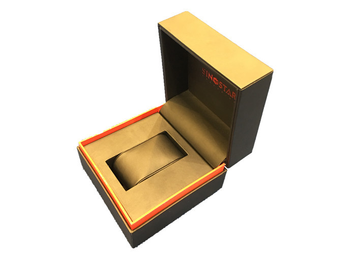Quality Single Twist Black Plastic Watch Box High Glossy Durable Presentation Gift wholesale