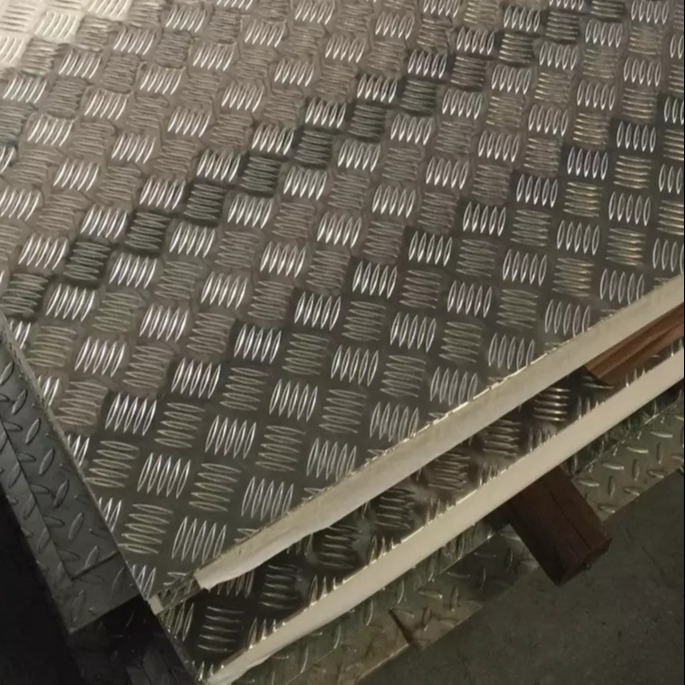 Quality Embossed Aluminum Diamond Plate Sheets .025" 4x8 Alloy 5083 5052 5754 H32 wholesale