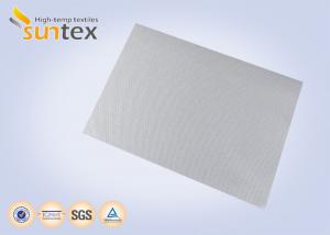 Quality Silver Grey 1 Mm Thick Smoke Curtain Coating Fabric With Silicone Safety Curtain Fabrics wholesale