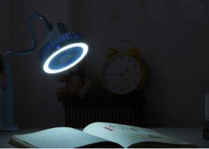 Quality Clip desk lamp fan rechargeable baby car clip fan mini clip on fan with led light wholesale