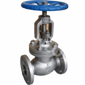 Buy cheap DN25 DN300 Flange Stainless Steel Globe Valve Self Sealing Easy To Maintain from wholesalers