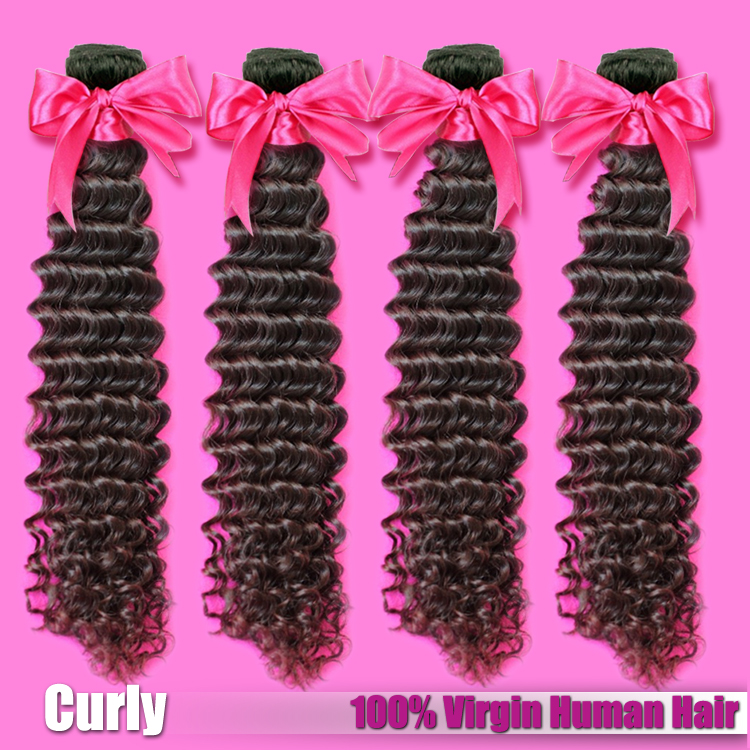 Quality Indian/Mongolian Curly Virgin Hair,Deep Curly,Kinky Curly Virgin Human Hair Weave,12-30inches Free Shipping wholesale