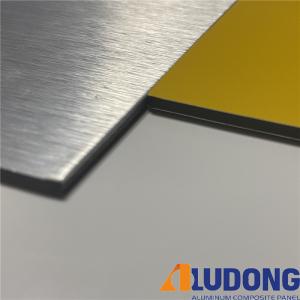 Quality Sparkling ACP Brushed Aluminum Composite Panel 1000mm Length wholesale