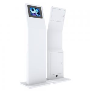 Quality 12.9" SPCC Floor Standing LCD Kiosk PC Stand Rotating Enclosure wholesale