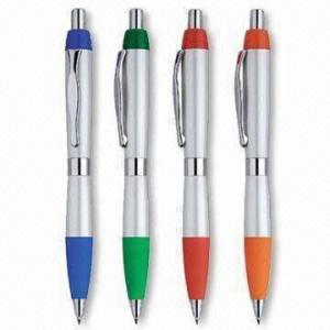 Quality Push Action Ballpoint Pens with Logo Adding Space, Ideal for Promotional Purposes wholesale