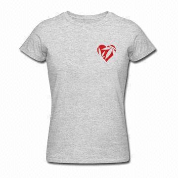 Quality Fashionable Women's T-shirt, Customized Style and Logo Printing are Welcome  wholesale
