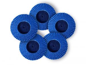 Quality Fine Grit Mini Flap Disc Zirconia 50mm100mm Multi Size Available 8mm Thick wholesale