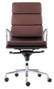 Quality Dark Brown Ergonomic Office Chair / Ergonomic Work Chair Height 107-115 Cm wholesale