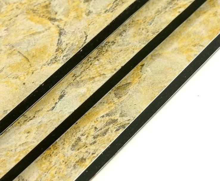 Quality Fireproof Aluminum Marble Composite Panel 3mm High Durable 1570mm wholesale