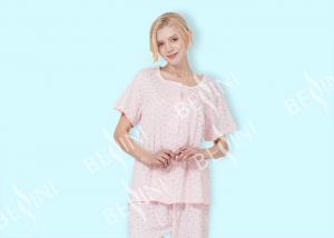 Quality Button Through Placket Womens Pyjama Sets For Spring / Summer Seasons wholesale