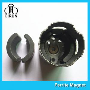 Quality C5 Grade Permanent Ferrite DC Motor Magnet High Performance R13.15*R8.8*H21mm wholesale