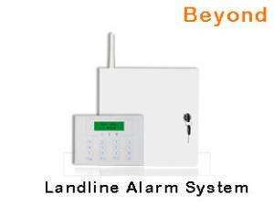 Quality LCD 16 Wired zones PSTN Metal Case Intruder Hard wired Alarm System with multi languages wholesale