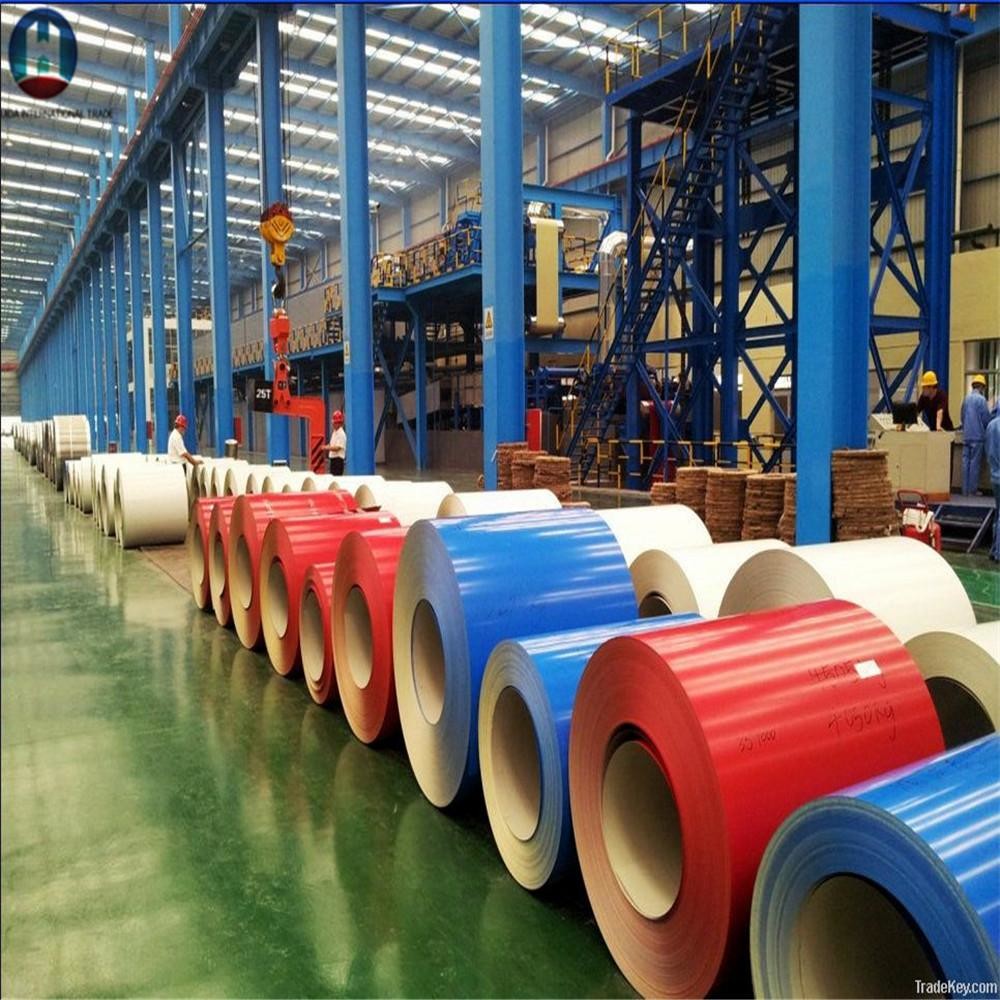 Buy cheap Prepainted PPGI Color Coated Steel Coil Corrugated Aluminum Plate 0.25-1.0mm from wholesalers