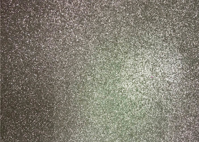 Quality Bedroom Wallpaper PU Material Silver Glitter Fabric For Living Room Home Decor wholesale