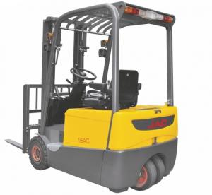 Quality 2 Ton Three Wheel Electric Forklift , Electric Warehouse Forklift Lifting Equipment wholesale