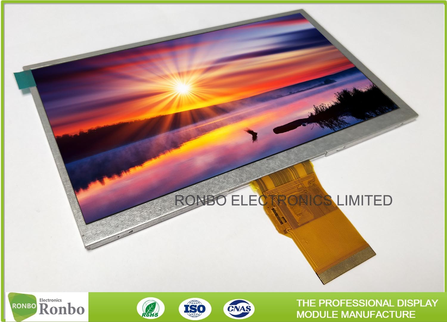 7.0“ RGB Interface Lcd Display 800 X 480 , Wide View High Brightness LCD Module