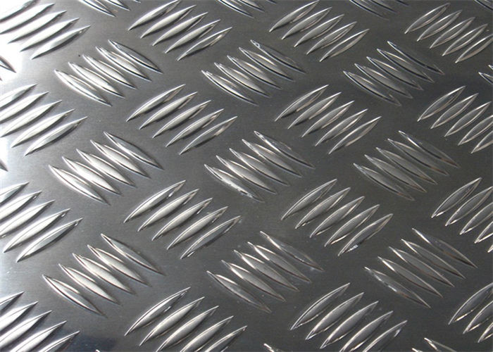 Quality Stamped Embossed Aluminum Diamond Plate Sheet .025′′ Thick Zinc Coated wholesale