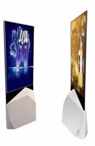 Quality 55'' OLED Screen Indoor Digital Signage , Super Slim Floor Standing Kiosk wholesale