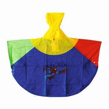 Quality Promotional Children's Raincoat/Rainwear, Customized Logos are Welcome  wholesale