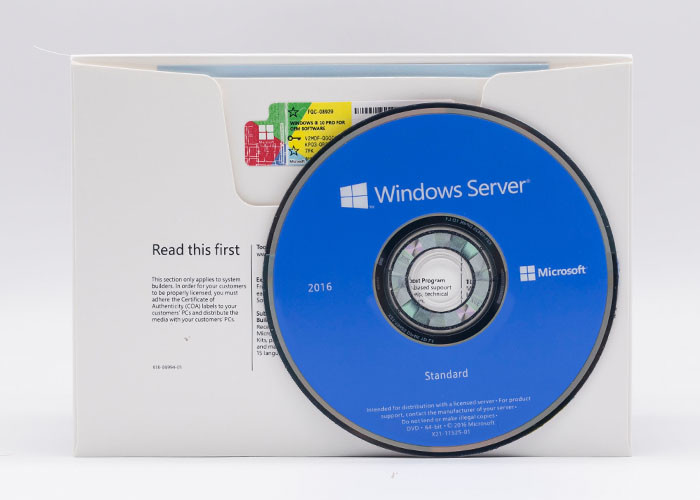 Quality Desktop / Laptop Microsoft Windows Server 2016 16 Core 64 Bit OEM Box wholesale