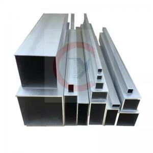 Quality ISO9001 Powder Coated Aluminium Box Section 7050 Alu Square Tube wholesale