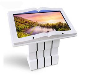 Quality Interactive Lcd Touch Screen Kiosk , Android Wifi Library Kiosk Machine wholesale