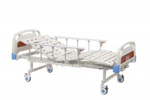 Quality Movable Hospital Patient Bed Double Function , ABS Head Power Hospital Bed  wholesale
