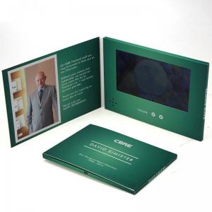 Quality Customized Size Video Brochure Card , Lcd Video Brochure For Birthday Gift wholesale