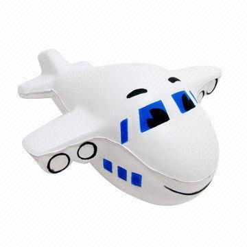 Quality Airplane-shaped PU Stress Reliever Toy/PU Squeeze Ball  wholesale