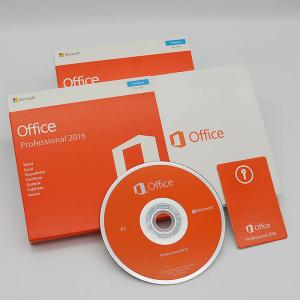 Quality English Version Microsoft Office 2016 Pro 1 User PC Software DVD Retail Box wholesale