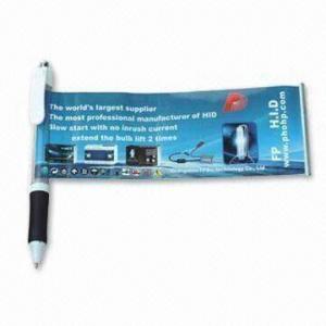 Quality Advertising Banner Pen with Large Printing Size on Auto-retracting Paper wholesale