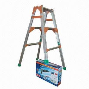 Adjustable A shape double-function ladder, 150kg capacity, changing pedal height at random