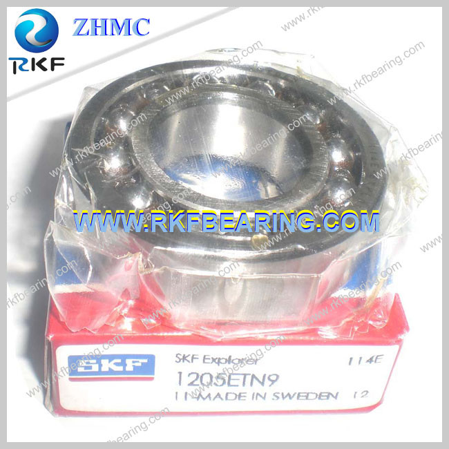 Quality Self-Aligning Ball Bearing SKF 1205ETN9 25X52X15mm with Cylindrical Bore wholesale