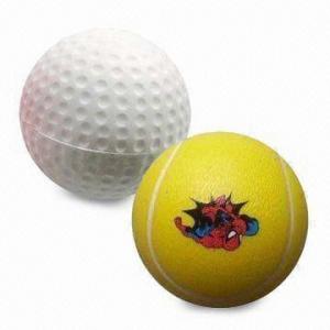 Quality Stress Reliever Ball in Golf and Tennis Design wholesale