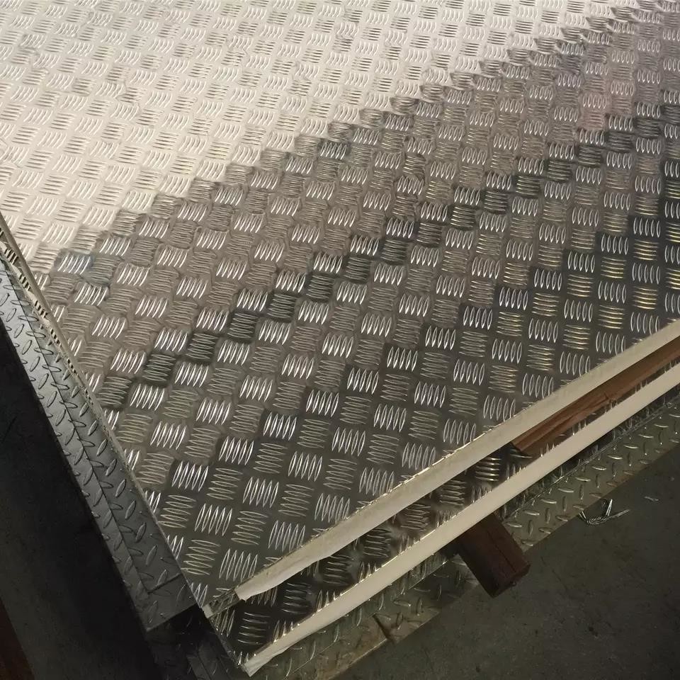 Quality Customized H24 Aluminum Diamond Sheet Embossed Perforated 1050 1100 3003 wholesale