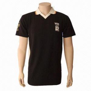 Quality Promotional Men's Polo Shirt, Customized Logos and Small Quantity Orders are Welcome  wholesale