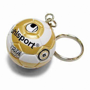 Quality Fancy Miniature Football Keychain/Mini Soccer Ball Keyring, Available for Logo Printing wholesale