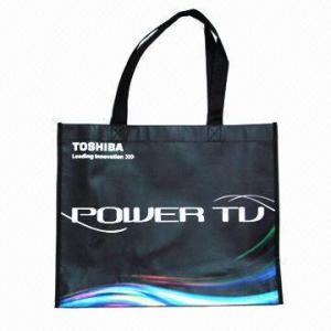 Quality Promotional Laminated PP Nonwoven/Woven Shopping Bag with Glossy or Matte Lamination  wholesale